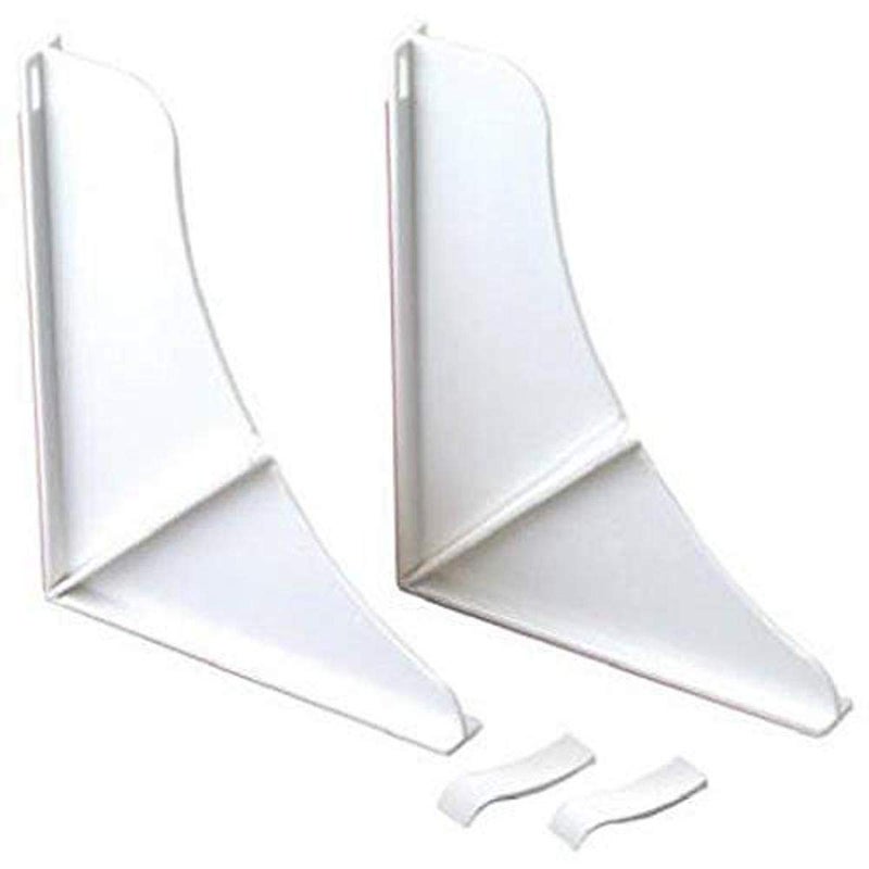 Delta Faucet Peerless 76814WH Splash Guards Shower, White